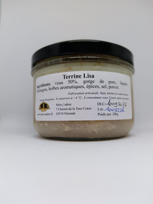 Terrine Lisa – Veau & Liqueur d’Estragon