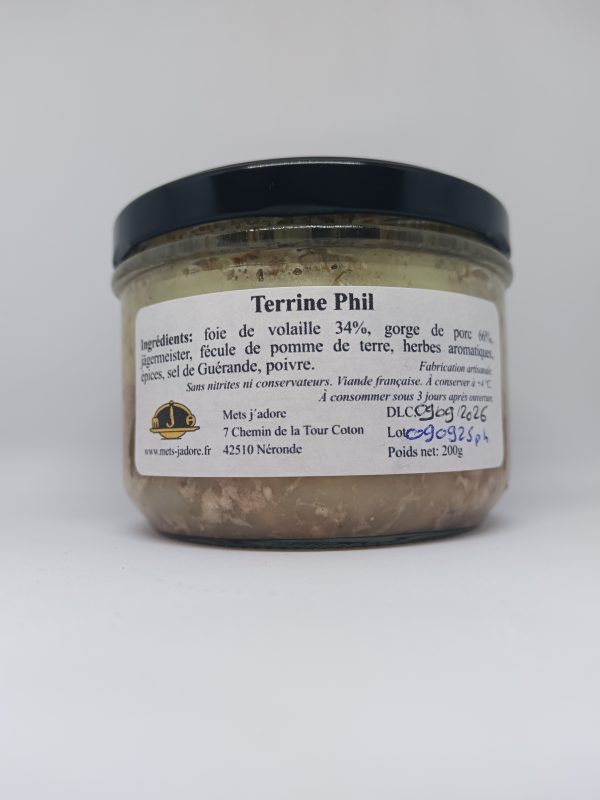 terrine Phil - Foie de volaille & Jägermeister